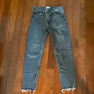 Zara faded black jeans